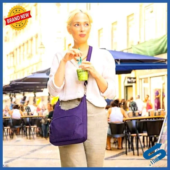 Anti-Theft Messenger Bag Classic Essential Travel Security Adjustable Strap